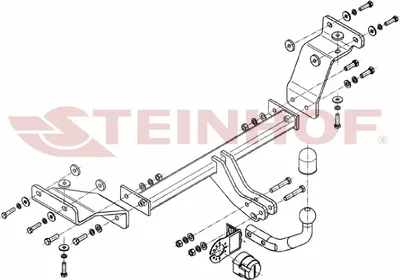 Produktbild von Z546684 Anhängerkupplung passend für HYUNDAI i30 CW 03/2008-2012 starr