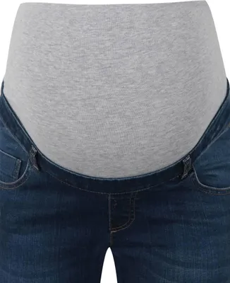 Immagine prodotto di Jeans prémaman blu con ombelico ed elastico in vita