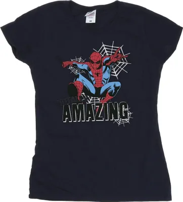 Produktbild von Marvel - "Amazing" T-Shirt für Damen BI29428 (S) (Marineblau)