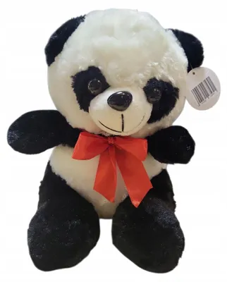 Produktbild von Deef Plüschpanda mit Schleife Kuscheltier ca. 25cm Geschenkidee