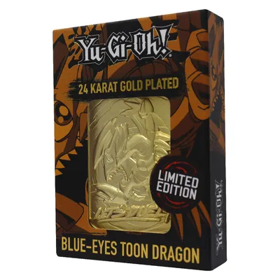 Immagine prodotto di Yu-Gi-Oh! Drago Toon Occhi Blu placcato oro 24 carati