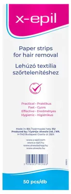 Productafbeelding van X-Epil - textiele ontharingsstrips - 50 stuks