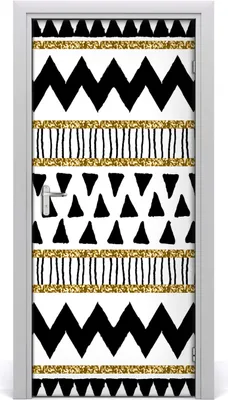 Produktbild von Tulup Türaufkleber 95x205 cm Dekorative Aufkleber Selbstklebend Wasserdichte Tapete Abnehmbar Schlafzimmer Wohnzimmer Wohnkultur - Ethnizität