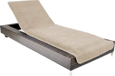 Produktbild von Famanu Badetuch für Liegen 75 x 200 cm - taupe/grau