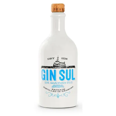 Obrázek produktu pro Gin Sul Dry Gin Saudade destilovaný v Hamburku Grapefruit Zitrone 500 ml