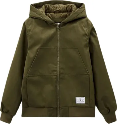 Zdjęcie produktu dla Kurtka chłopięca Dc Shoes Padded ocieplana z kapturem khaki 176