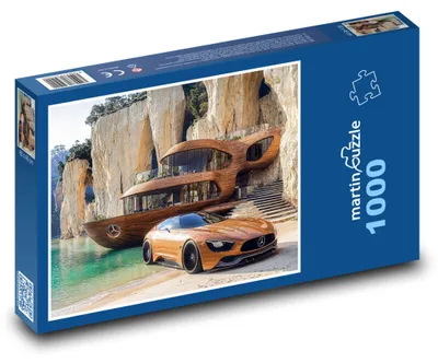 Obrázok produktu pre Puzzle 1000 auto na pláži - martinpuzzle