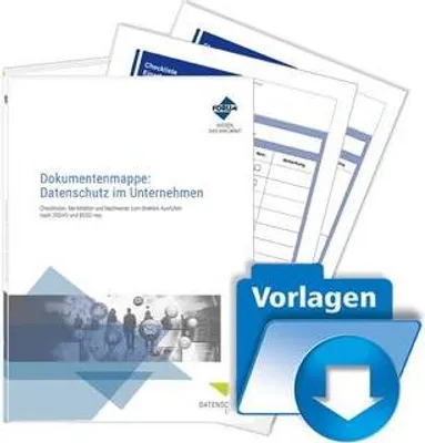 Produktbild von Dokumentenmappe: Datenschutz im Unternehmen