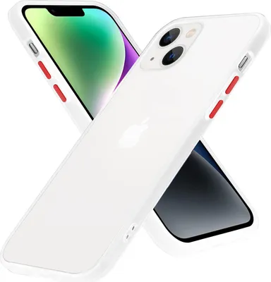 Produktbild von Cadorabo Hülle für Apple iPhone 14 PLUS Schutz Hülle in Transparent Handyhülle Hybrid Schutzhülle Etui TPU Silikon