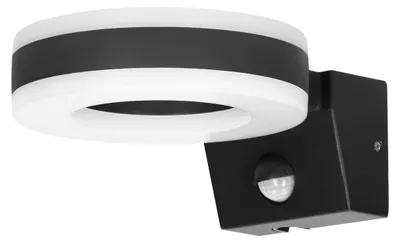 Immagine prodotto di ADVITI | Lampada LED Da Parete - 20W - Nera - Con Sensore Di Movimento - IP65 Impermeabile
