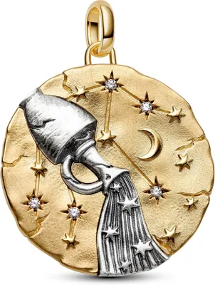 Obrázok produktu pre PANDORA Aquarius, prívesok s motívom zverokruhu, veľkosť oversized, model 765004C01