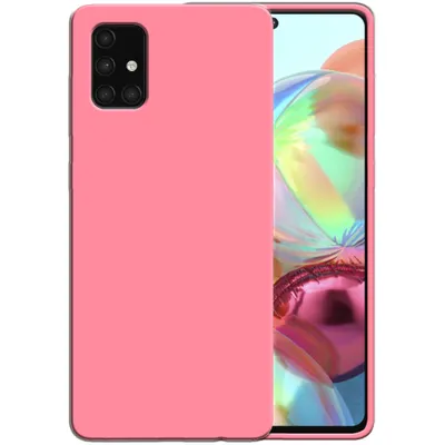 Image de Smartphonica Étui en silicone pour Samsung Galaxy A71
etui 4G avec intérieur souple - Rose
