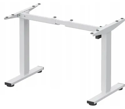 Obrázek produktu pro Výškově nastavitelný stůl EN1W-EUV4, nosnost 80 kg, bez desky, bílý