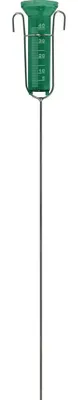Produktbild von Niederschlagsmesser – Regenmesser für den Garten – 40ml – Stiel 95cm – Wetterstation Gartengerät