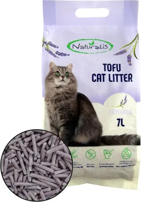 Produktbild von Naturalis TOFU Katzenstreu mit Lavendelduft 7 l