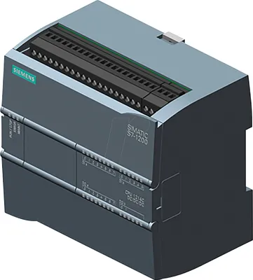 Produktbild von Siemens CPU 1214C, DC/DC/DC, 14DI/10DO/2AI, Analog, Systemleistung, Mehrfarbig, 100 mm, 412 g, 108 mm