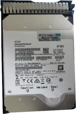Obrázek produktu pro HPE 857967-001, 10 TB, 7200 ot/min, 2.5", Serial ATA III