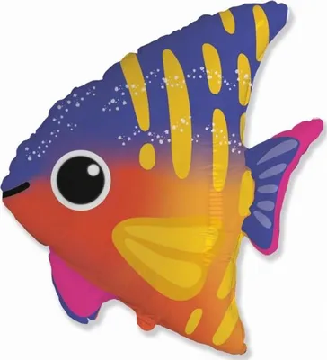 Produktbild von Folienballon 24 FX - Lächelnder Fisch (Packung)