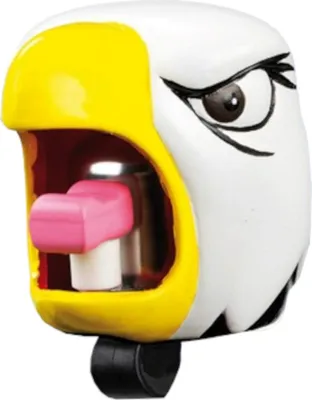 Zdjęcie produktu dla Dzwonek XLC Crazy Stuff Crazy Stuff Eagle (na karcie), biały/żółty