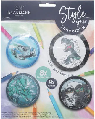 Produktbild von Beckmann Norway Button Paket Blau Blau