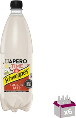 Image de Schweppes Ginger Beer - 6 x 1L