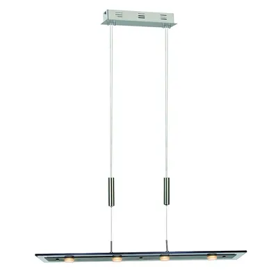 Zdjęcie produktu dla Żyrandol LED Savio chromowany czarny 5W Ciepła biel 1800lm metal wym:80x85x12cm IP20 Italux