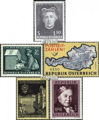 Produktbild von Briefmarken Österreich 1965 Mi 1199,1200,1201,1202,1203 (kompl.Ausg.) gestempelt Sondermarken