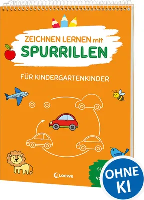 Produktbild von Zeichnen lernen mit Spurrillen - Für Kindergartenkinder