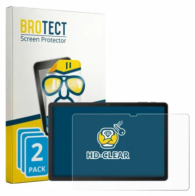 Produktbild von 2x Für VALE Tablet V11E LTE Schutzfolie BROTECT Displayschutz Display Schutz Folie Klar Transparent