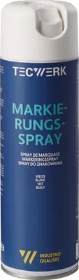 Produktbild von Markierungsspray weiß 500ml Spraydose TECWERK