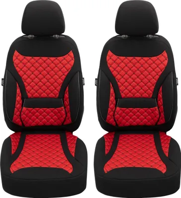 Produktbild von Schonbezüge Sitzbezüge für BMW 5er E39 Bj 1995-04 in Schwarz/Rot ZM2