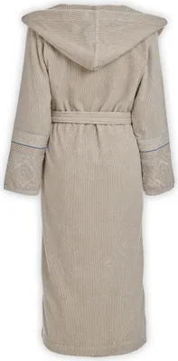 Produktbild von Pip Studio Soft Zellig Bademantel Farbe Khaki Größe S