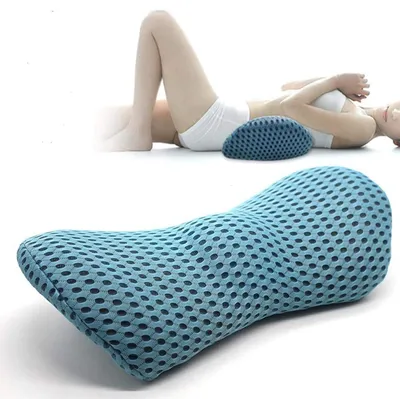 Produktbild von Lendenkissen Orthopädisches Lendenwirbelsäule Schlafunterstützung Lordosenstütze Bett Kissen für Ischias Schwangerschaft Hüfte- oder Beinschmerzen