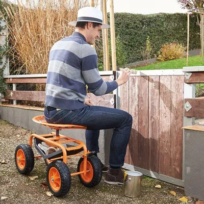 Produktbild von Rollbarer Arbeitssitz mit Bremse