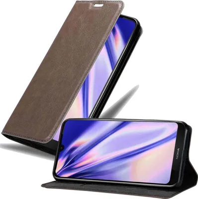 Immagine prodotto di Cadorabo cover per Nokia 3.2 cover protettiva in marrone custodia per cellulare cover chiusura magnetica