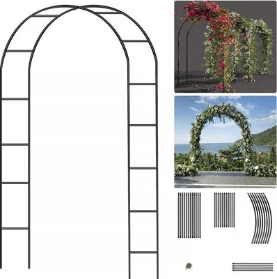 Obrázek produktu pro Květinový oblouk pro popínavé rostliny - 240 cm, romantický design