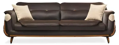 Produktbild von Sofa Wohnzimmer Möbel Dreisitzer Sofas Klassisches Stoff Couch Luxus Polster