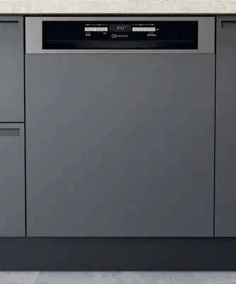 Produktbild von Bauknecht BBO 3O41 PLT, Halb integriert, Standardgröße (60 cm), 1,3 m, Schublade, Edelstahl, 14 Maßgedecke