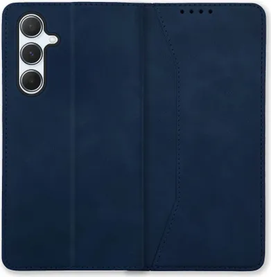 Produktbild von Bookstyle 'Premium' Schutzhülle Klapphülle Schutztasche Etui Cover für Samsung Galaxy A55 5G - Blau