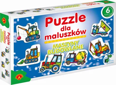 Produktbild von Puzzle für Kleinkinder Baumaschinen. 541 ALEXANDER p8