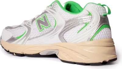 Productafbeelding van New Balance 530, wit met palmbladprint - EU maat 44