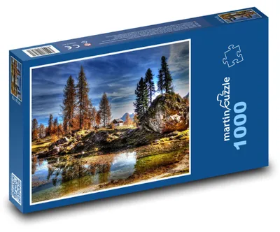 Obrázok produktu pre Puzzle 1000 Jesenná krajina Dolomitov - martinpuzzle