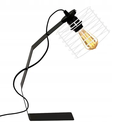 Obrázek produktu pro Lampa stolní LED E27 černá moderní loftová