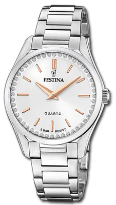 Imagen del producto de Reloj de pulsera para mujer, acero inoxidable plateado, marca Festina, modelo Mademoiselle D3UF20583/1