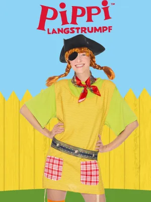 Produktbild von Piratenset Pippi - Karneval Faschingskostüm Damen