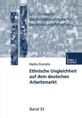 Obrázek produktu pro Ethnische Ungleichheit auf dem deutschen Arbeitsmarkt