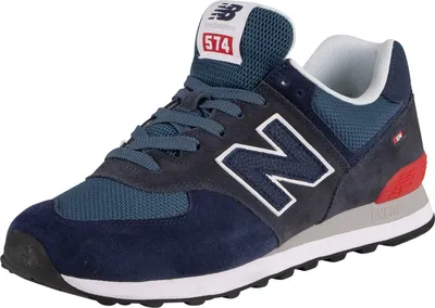 Produktbild von New Balance 574 Wildleder Trainer, Blau 40.5 EU
