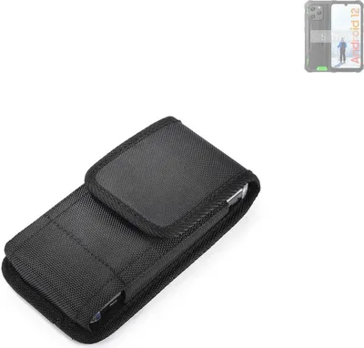 Produktbild von Holster Gürteltasche kompatibel mit Blackview BV5300 Holster Gürtel Tasche wasserabweisend Handy Hülle Schutz Hülle Outdoor schwarz K-S-Trade