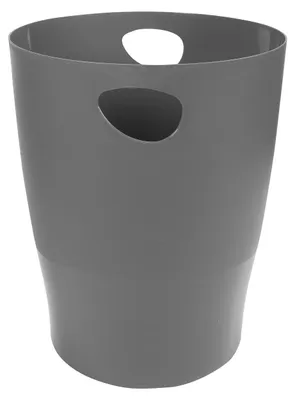 Zdjęcie produktu dla Exacompta Kosz na papier ECOBIN w kolorze myszkowo-szarym, pojemność 15 litrów