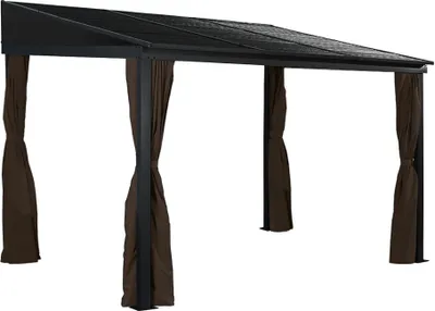 Produktbild von Sojag Aluminium Terrassenüberdachung Portland 1012 Anthrazit 288x367x240 cm